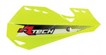 Racetech kettős kézvédők neon sárga r-kitpmdugf14