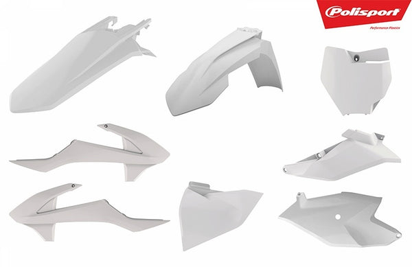 Rendőrségi kikötő műanyag készlet White KTM SX85 90761