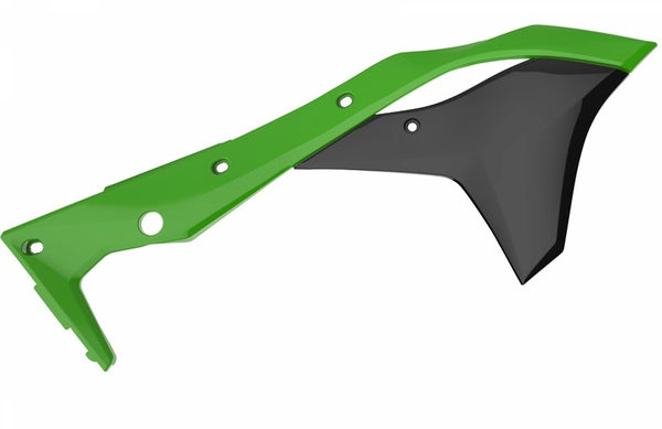 A rendőrport -radiátor az OEM színét (2017) zöld/Kawasaki KX250F 8412300001
