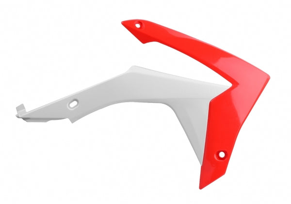 A rendõrségi kapu radiátor borítja az OEM színét vörös/fehér Honda CRF250R/CRF450R 84171001