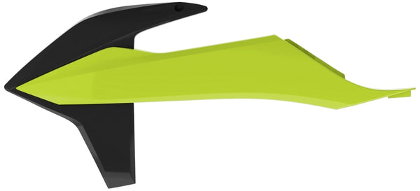 A rendőrport radiátor fedezi a fekete/neon sárga ktm sx/sx-f 8422100005-et