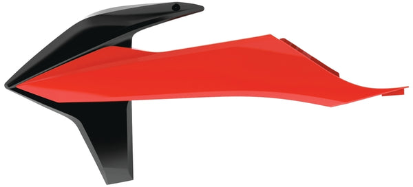 A rendõrségi portos radiátor a fekete/neon narancssárga ktm sx/sx-f 84221007-et takarja