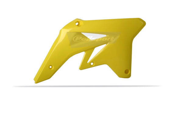 A rendõrségi kapu radiátor borítja a sárga suzuki rm-z250 8428400001-et