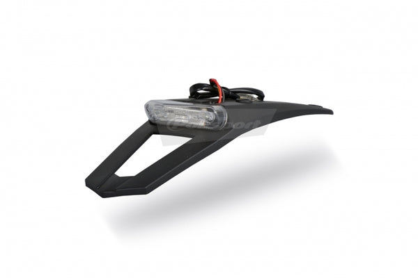 Rendőrségi kikötő fekete hátsó sárvédő meghosszabbítása LED -es lámpával 85695001