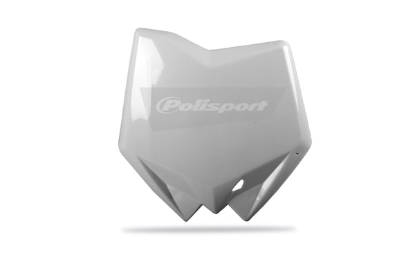 Rendőrségi kikötő elülső számú lemez fehér Husqvarna 8658200002