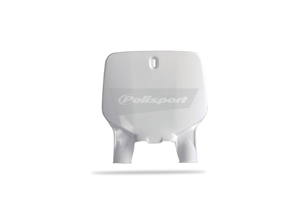 Rendőrségi kikötő elülső számú lemez fehér Kawasaki KX125/KX250 8677000001