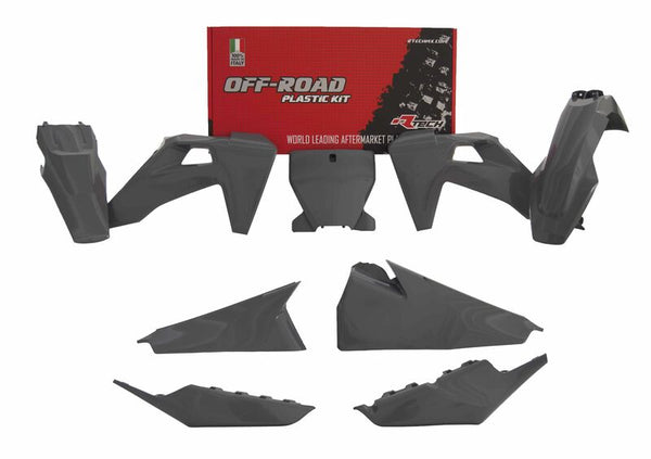 Racetech műanyag készlet kvantumszürke Husqvarna r-Kitsq-GR0-599