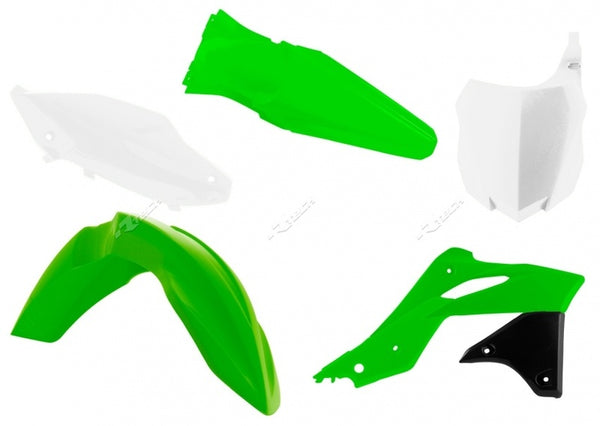 Racetech műanyag készlet OEM szín (2016) Green/White Kawasaki KX250F R-KitKXF-OEM-596