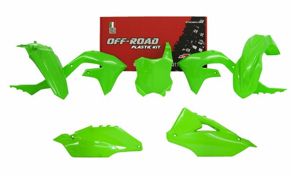 Racetech műanyag készlet Neon Green Kawasaki KX450F R-KitKXF-VF0-599