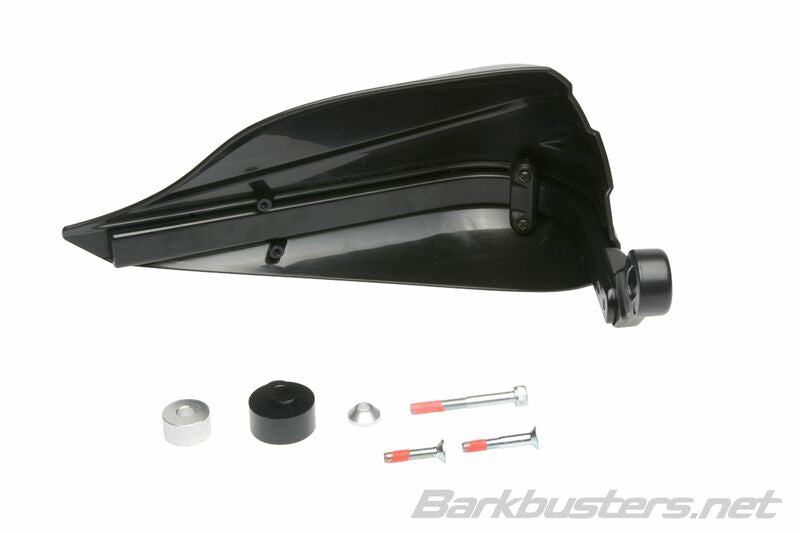 Barkbusters Storm Handguard Kit egypontos sáv vége fekete STM-007-02-BK