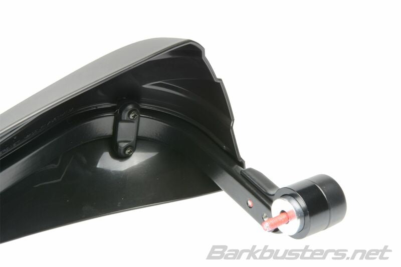 Barkbusters Storm Handguard Kit egypontos sáv vége fekete STM-007-02-BK