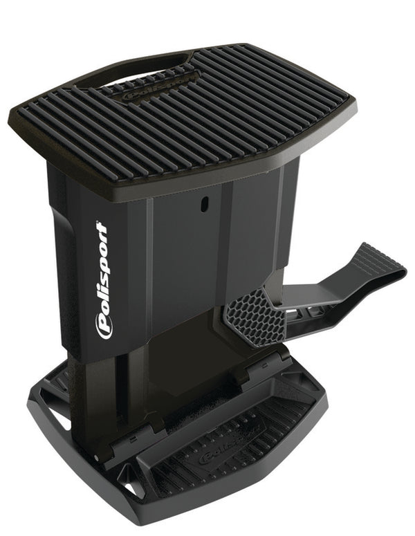 Police Port Pit Lift Bike Stand Foldable Black 8982700006