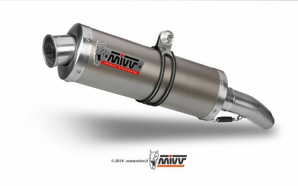 MIVV OVAL Classic Double Slip-On rozsdamentes acél Yamaha TDM 900 00.73.Y.014.LX1