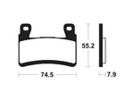 Tecnium -szinterelt fémfékpárnák - MTR394 1090580