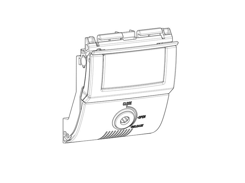 Shad SH58X/Sh59x tartalék zárrendszer piros kulcs D1B59mar