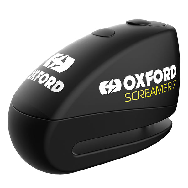 Oxford Screamer 7 tárcsafék zár - Ø7mm fekete