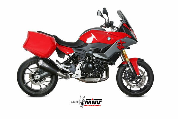 MIVV DELTA RACE Silencer acél fekete/Carbon End Cap BMW F900XR B.037.LDRB