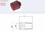 BMC Air Filter Tapered Ø52mm - SS52-102 FMSS52-102