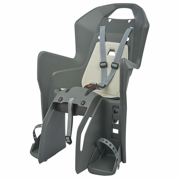 Rendőrport Koolah CFS Hátsó gyermekkerékpár -ülés szállító szerelés - Szénszürke/krém 8631500013