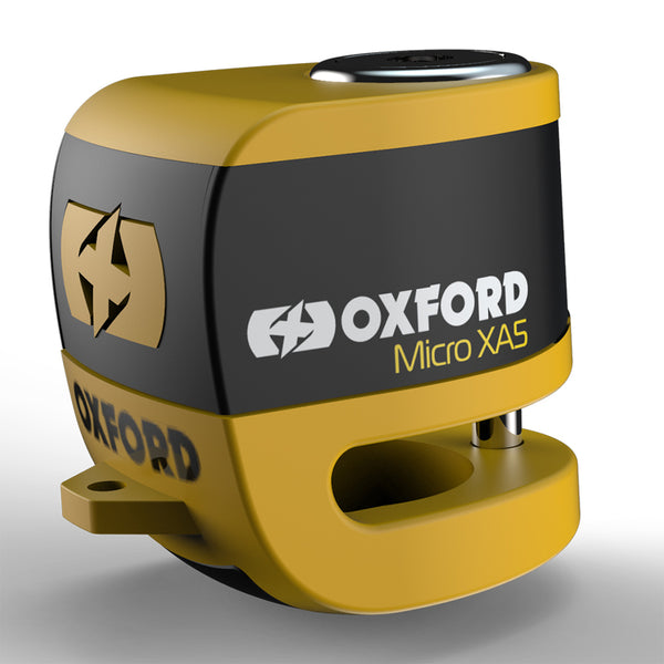 Oxford Mini T Disc Lock - 5.5 mm yellow