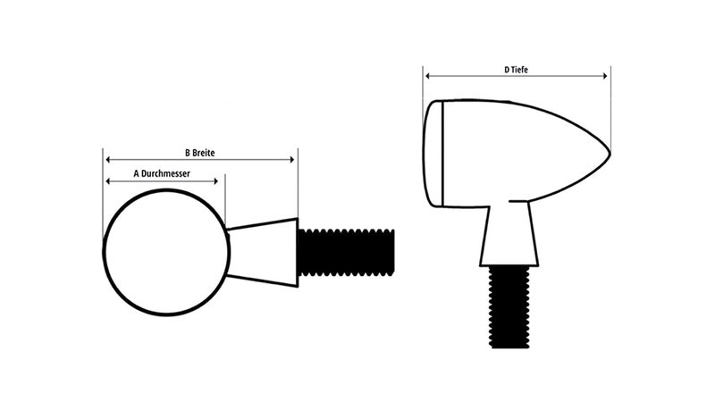 HighSider Apollo Bullet LED mutatók 204-171