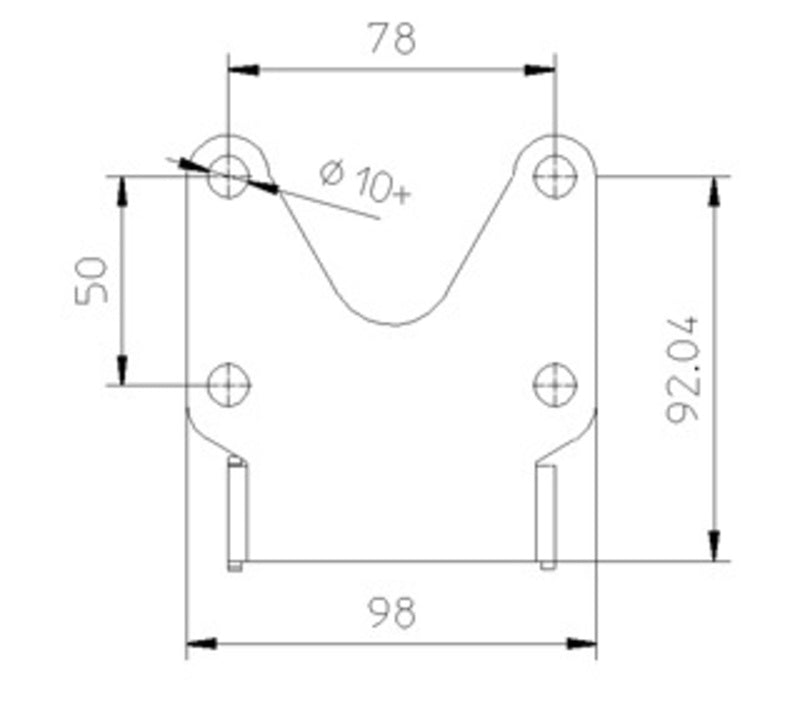 HighSider Universal Holder - 1. típusú 282-001