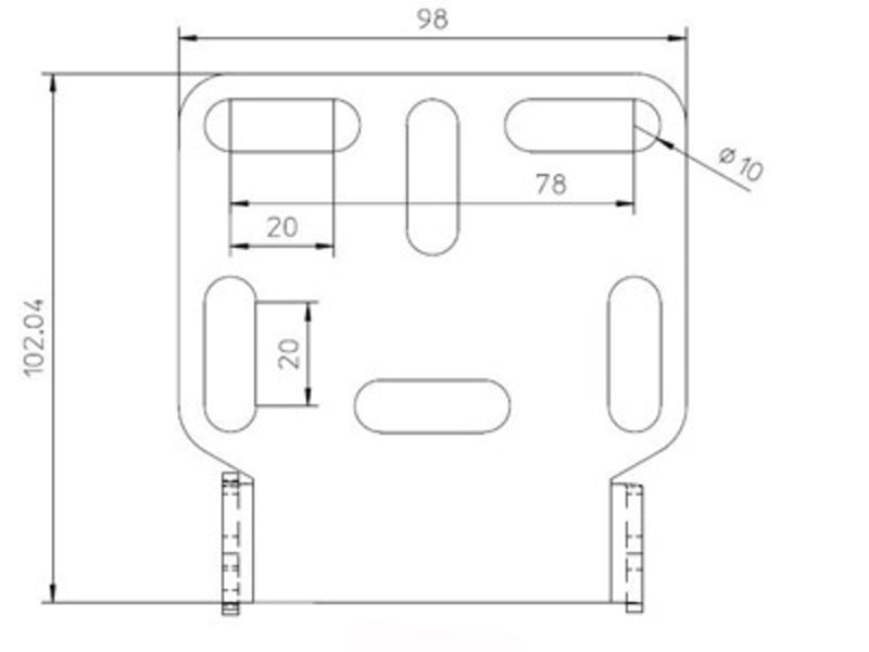 HighSider Universal Holder - 2. típusú 282-002