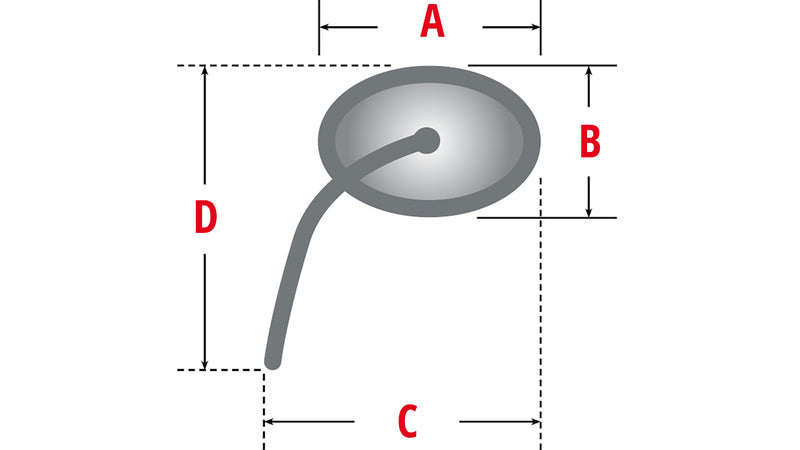 HighSider Torezzo Fairing Mirror - LED -es mutatókkal (pár) 301-580