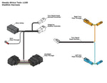 DENALI Plug &amp; Play DialDim Wiring Adapter – Honda Africa Twin 1100 (DNL.WHS.20400) 