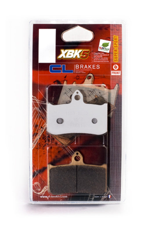 CL BRAKES utcai szinterezett fékbetétek - 1273XBK5 1273XBK5 