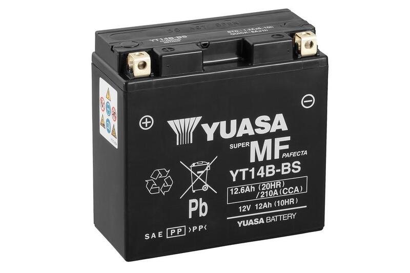 Yuasa W/C Battery Maintenance Free Factory Activated - YT14B FA