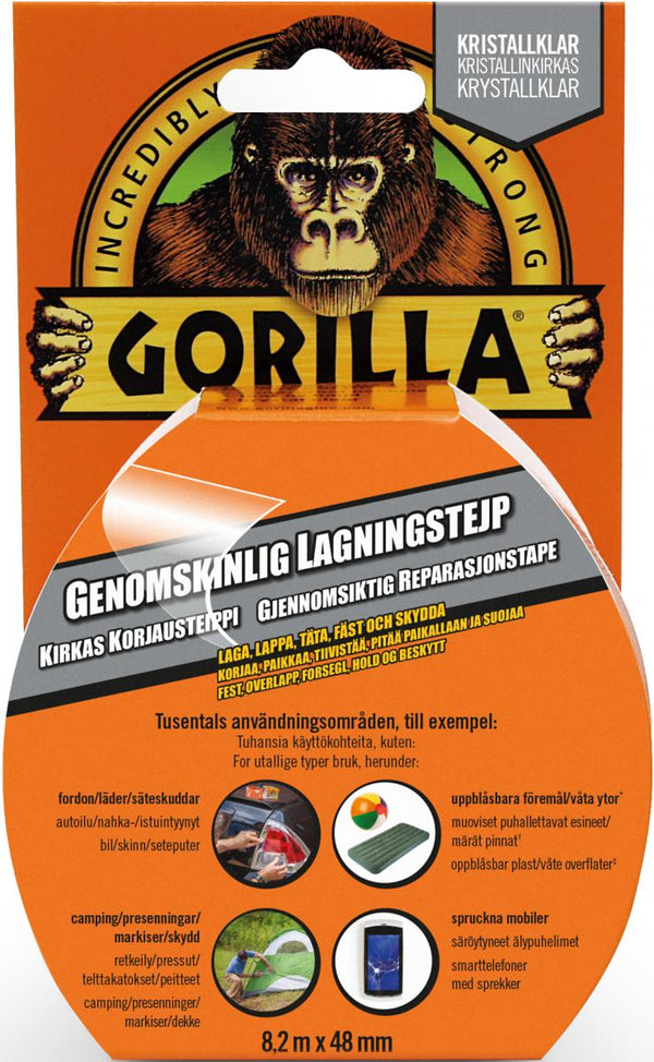 Gorilla transparent repair tape 8.2mx48mm