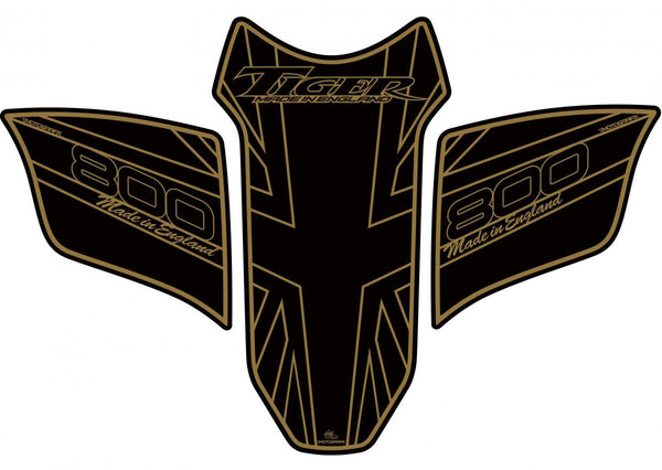 Tank Protection 2010-16 Tigris 800 fekete/arany