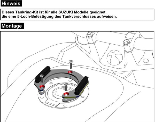Tartálygyűrű-reteszelés-it 5 lyuk, beleértve. Coulterces tank táska 4 rétegek