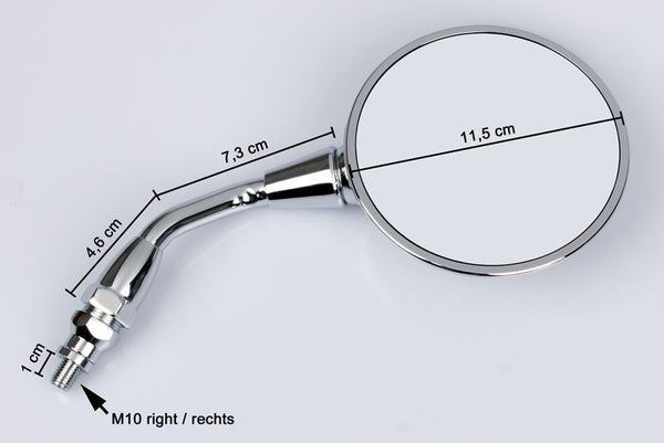 EMGO Mirror Chrome Jobb EC szár 20-25131