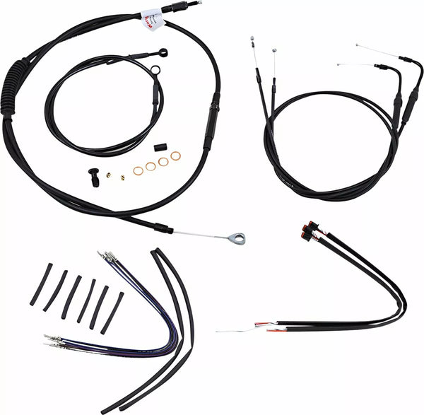 Burly Brand Cable Kit SS 11-15 FLST B30-1124
