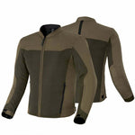 Shima textile mc jacket openair brown