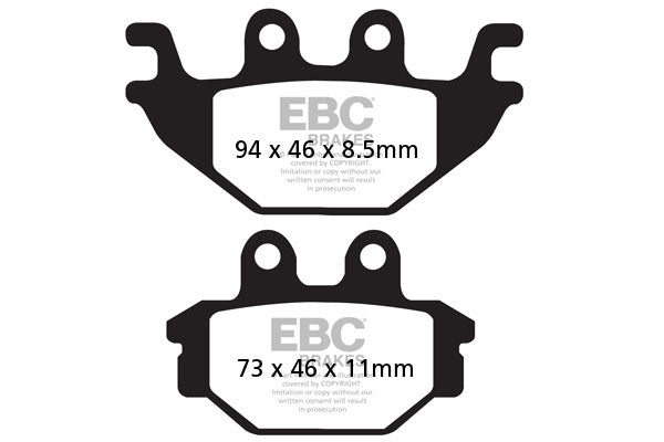 EBC BRAKE PAD SINTERED HH FA377HH