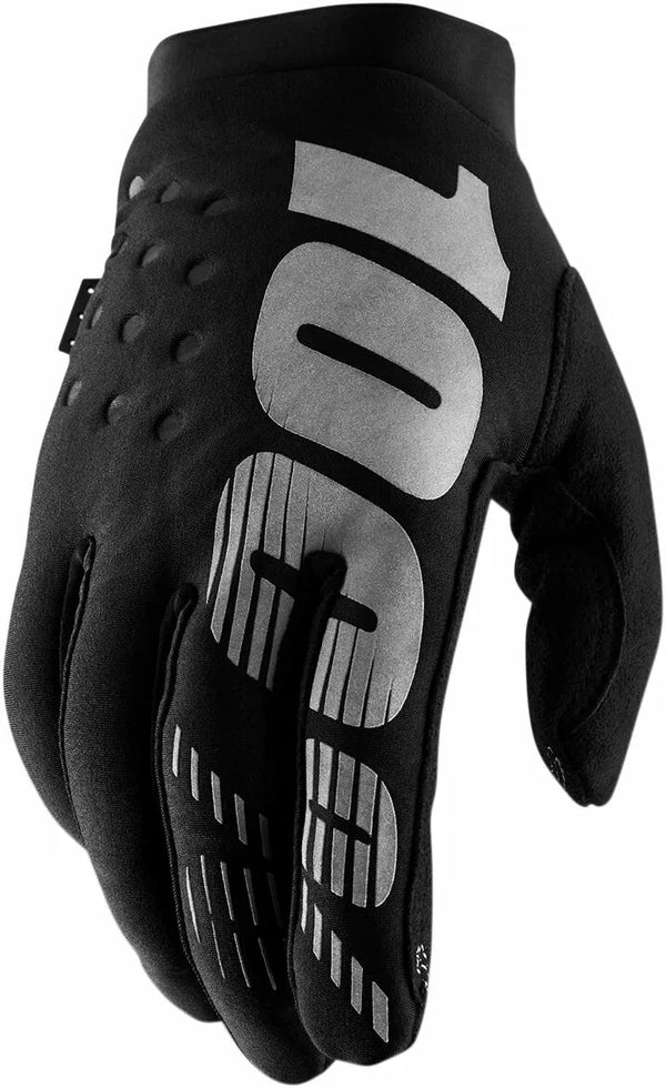 100% GLOVE brisker BK/GY XXL 10003-00004