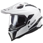 LS2 Adventure Mc-Hjälm Explorer Vit med aerodynamisk design, visir och ventilationssystem. Finns i storlekar XS till 3XL.