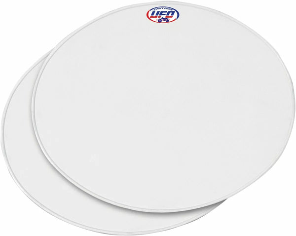 UFO UNI OVAL PLATE WH 2PC ME08048@W