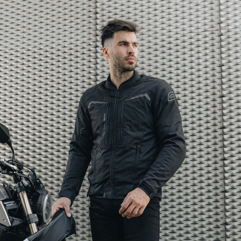 Ózon textil MC-jacket delta IV fekete