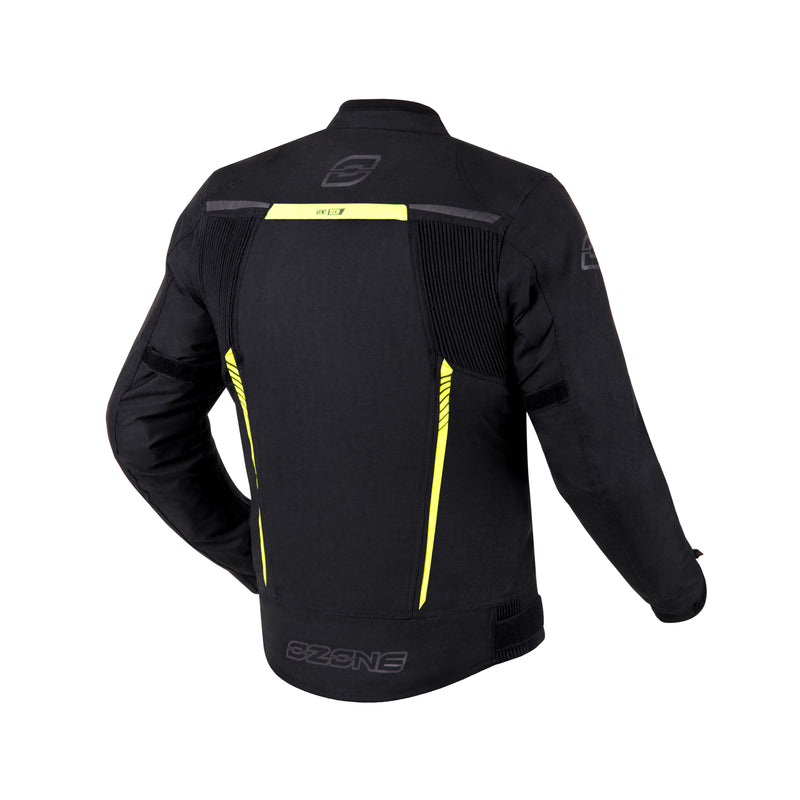 Ozone textile mc-jacket delta iv black /flu