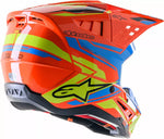 Alpinestars Cross MC sisak Supetech M5 Action 2 Orange /Influenza