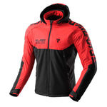 Rebelhorn Softshell MC-Jacket Slash fekete /piros