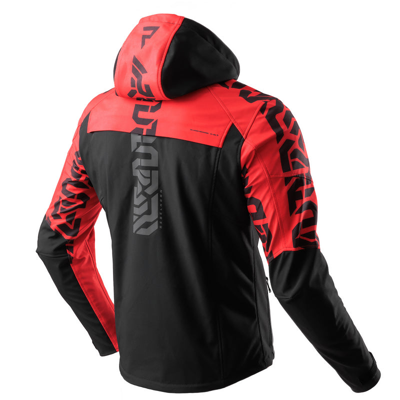 Rebelhorn Softshell MC-Jacket Slash fekete /piros