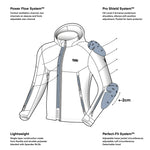 Rebelhorn Softshell MC-Jacket Slash fekete /piros