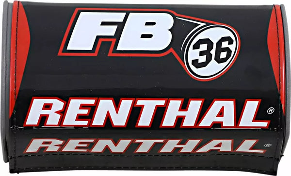 Renthal fatbar 36 pad bk/wt/rd p335