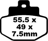 EBC fékpad SFA org robogó SFA321