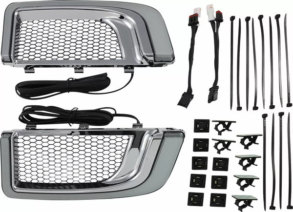 Kuryakyn Grill Lower Tracer LED CH KUR5063